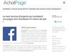 Tablet Screenshot of achatpage.com
